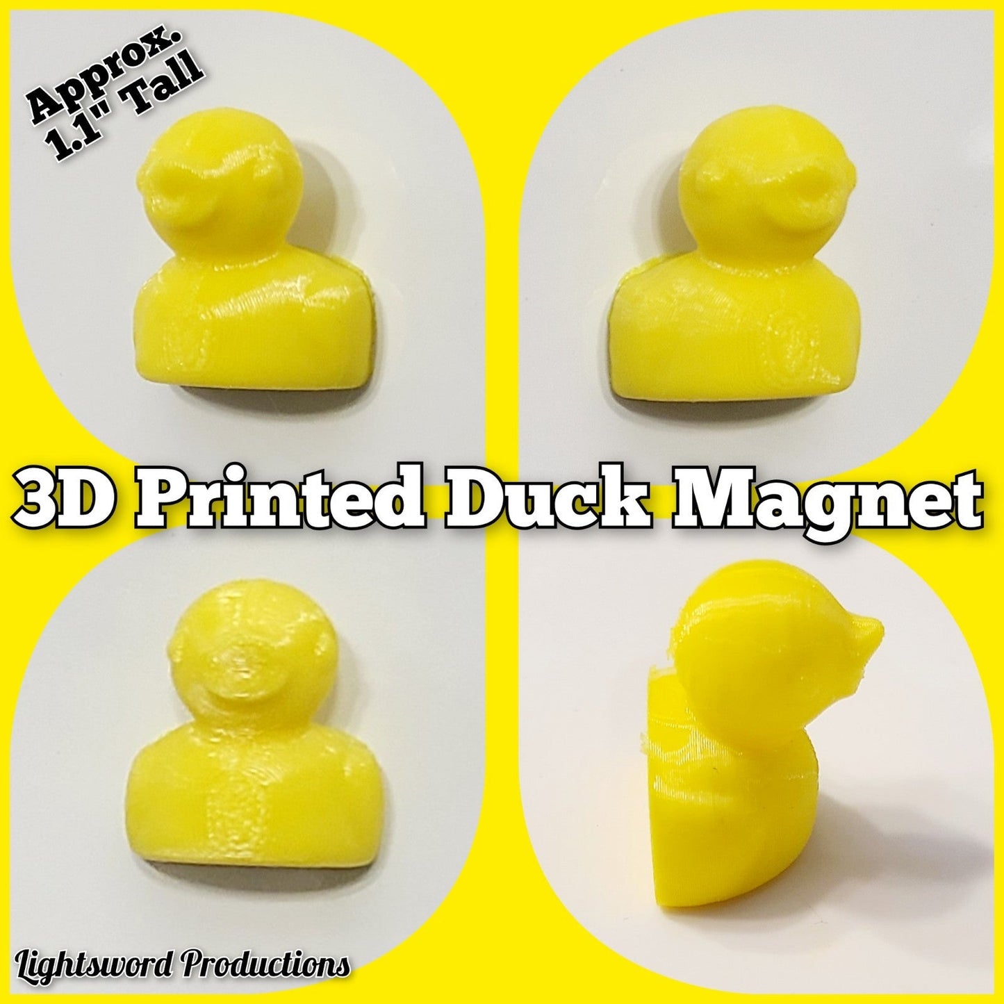 3D Printed 1" MAGNET Duck Multicolored JEEP Duckies Toy Gift Decoration Cruise