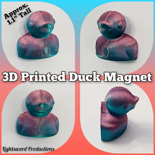 3D Printed 1" MAGNET Duck Multicolored JEEP Duckies Toy Gift Decoration Cruise