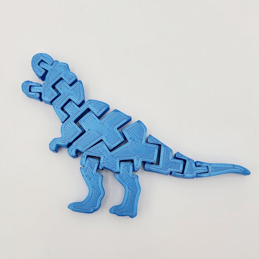 *Choose Color* 3D Printed SMALL Dinosaur Flexi Fidget Toy Decor Gift Decoration