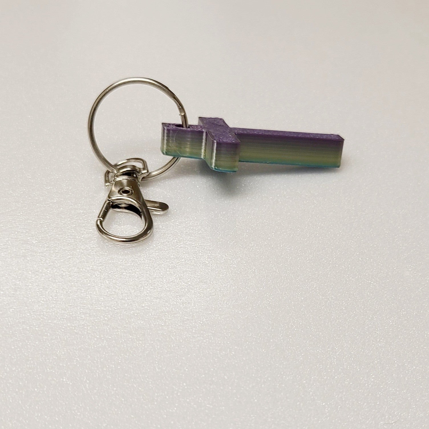 *Choose Color* 3D Printed Keychain Crosses Cross Homemade Church Gifts Present