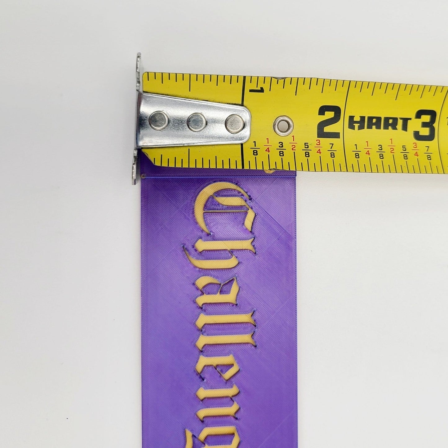 Challenge B Bookmark 3D Printed Personalize Name & Color Decor Tutor Gift