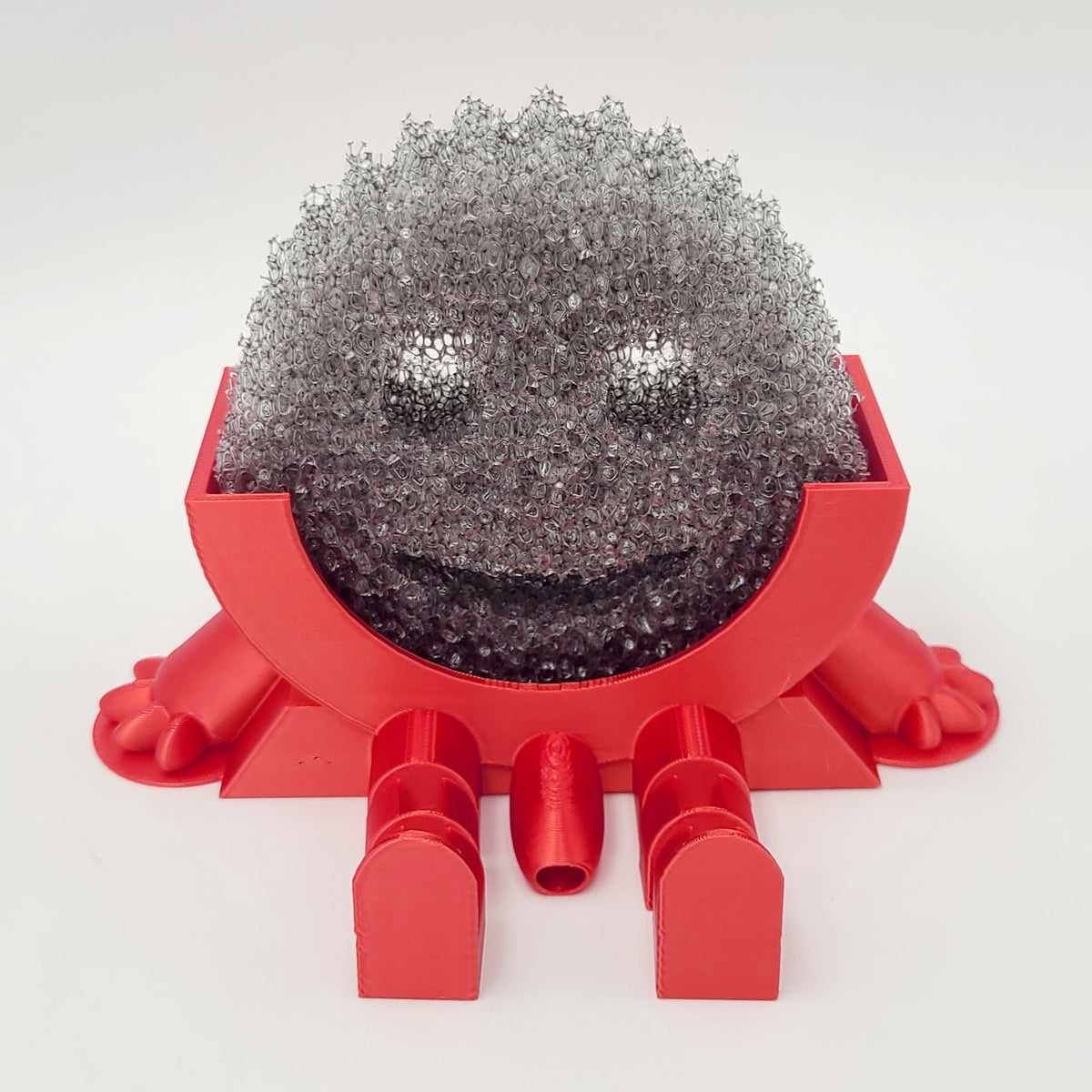 *Choose Color* 3D Printed Sponge Daddy Holder Kitchen Organization Smiley Face