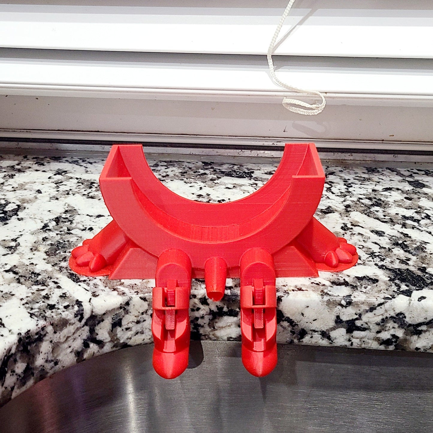 *Choose Color* 3D Printed Sponge Daddy Holder Kitchen Organization Smiley Face