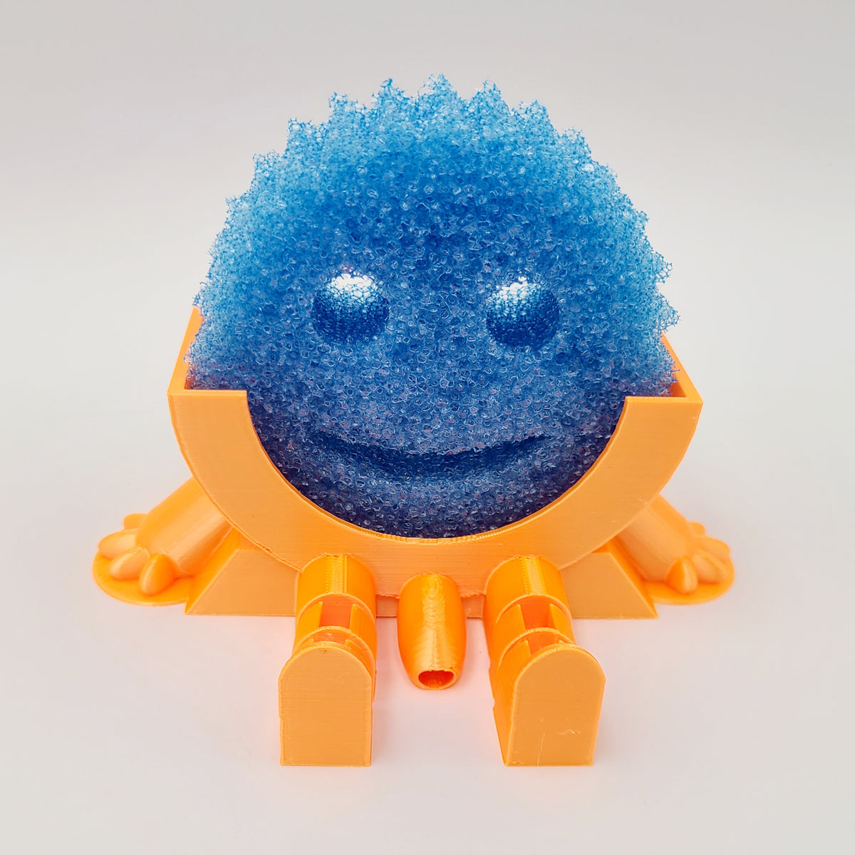 *Choose Color* 3D Printed Sponge Daddy Holder Kitchen Organization Smiley Face