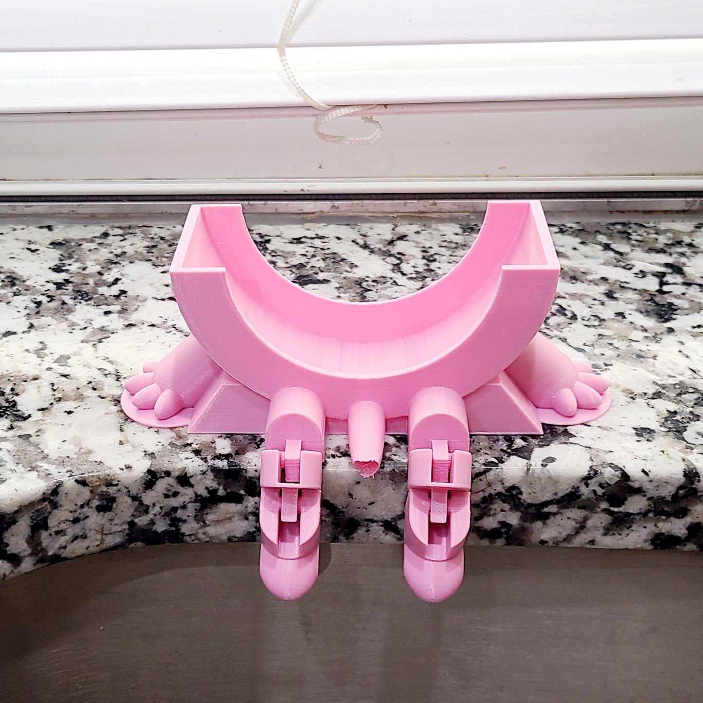 *Choose Color* 3D Printed Sponge Daddy Holder Kitchen Organization Smiley Face
