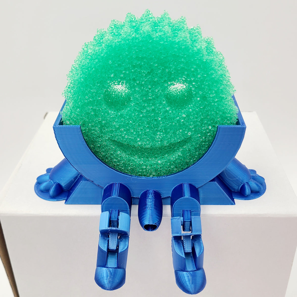 *Choose Color* 3D Printed Sponge Daddy Holder Kitchen Organization Smiley Face